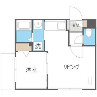 フェーラシュヴァル南円山【4階】の間取り