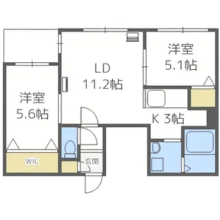 RTL南郷(ラティール南郷)【3階】の間取り