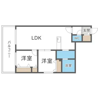 クラス伏見レジデンス【4階】の間取り