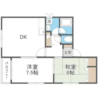サンコート美園【301号室】の間取り