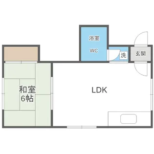 A Court(エーコート)【E号室】の間取り