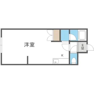 ビッグバーンズマンション菊水【105号室】の間取り
