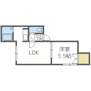 ヒルズ北郷東【2階】の間取り