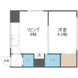 フォースI【201号室】の間取り
