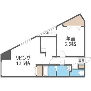 ノール月寒中央通【903号室】の間取り