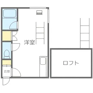 メイプルタウン【208号室】の間取り