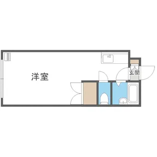 ル・ノール白石駅前Ⅱ【4階】の間取り