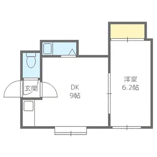 第6ベルハイム【2階】の間取り