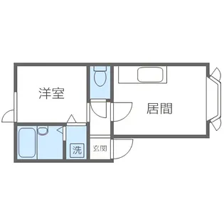 アムールハイツフォー【301号室】の間取り