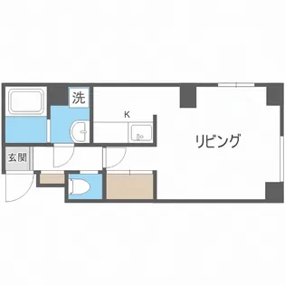 マイルーム南12条【401号室】の間取り