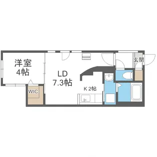 HUGA PREMIUM SUITE(ヒューガプレミアムスイート)【3階】の間取り