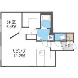 RESIDENCE SAPPORO T9【3階】の間取り