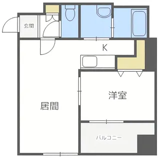 クラリス豊平3・9【1002号室】の間取り