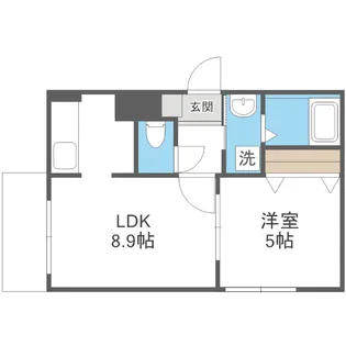 コンダクト南郷【4階】の間取り