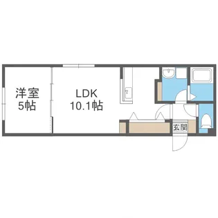 グランティエラ平岸【4階】の間取り