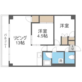 第78松井ビル【903号室】の間取り
