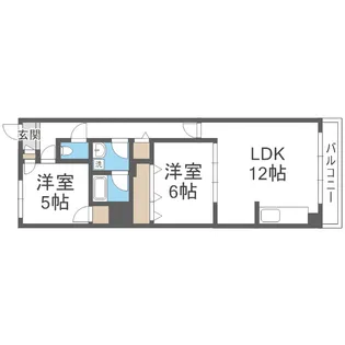 丸一ビル コーポエイト【4階】の間取り
