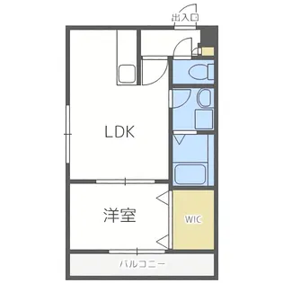 パークサイト東札幌【2階】の間取り