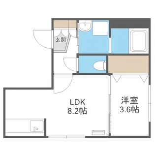 ベルコート本郷【2階】の間取り