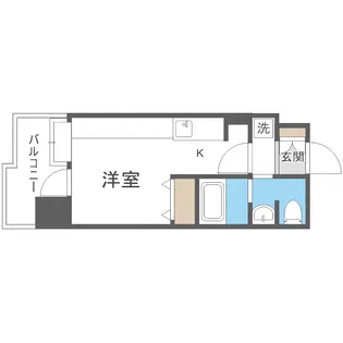 ラヴィータ410【5階】の間取り