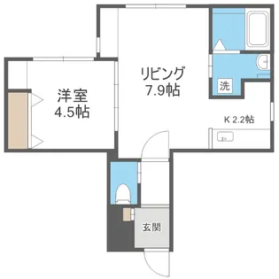 Granvia 美園【2階】の間取り