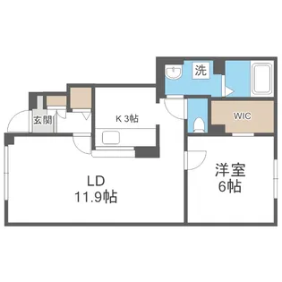 AIRY COURT【1階】の間取り
