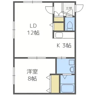 AKT月寒中央【501号室】の間取り