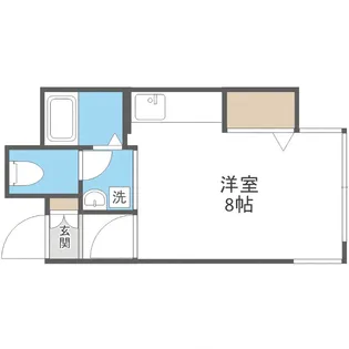 M’sⅡ(エムズツー)【502号室】の間取り
