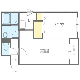 メーラ平岸【4階】の間取り