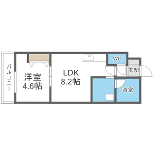 Monaco(モナコ)【2階】の間取り