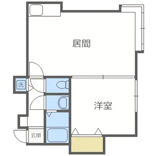 Flex-Urban Higashisapporo【202号室】の間取り