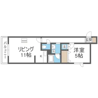シャネル8・2【203号室】の間取り