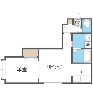 癒しの館南8条【2階】の間取り