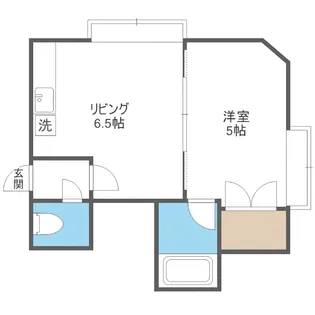 第1ハイツフラワー【103号室】の間取り