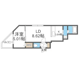 Galaxy Express 711(ギャラクシーエクスプレス711)【3階】の間取り