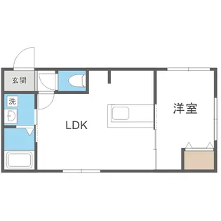 HEIMAT OYACHI(ハイマート大谷地)【102号室】の間取り