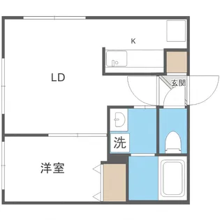 Grandee桑園(グランディー桑園)【4階】の間取り