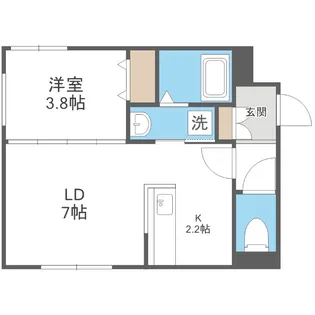 precious HONGO(プレシャスホンゴウ)【2階】の間取り
