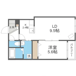 グランスター9【3階】の間取り