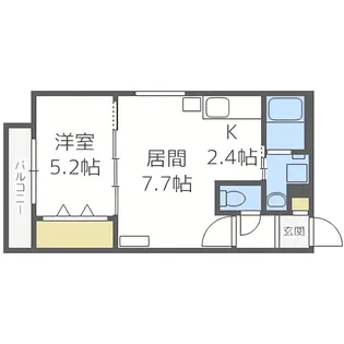 プルミエ栄通19【3階】の間取り