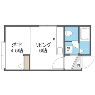 Village厚別II【2階】の間取り