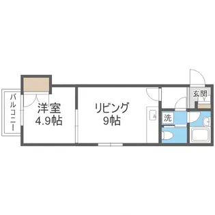 αNEXT札幌第2【302号室】の間取り