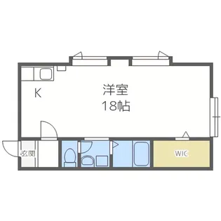 プラザ館 ドーム前C【201号室】の間取り