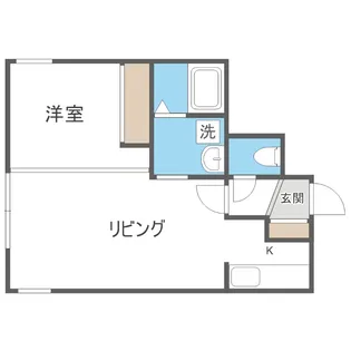 グランメール月寒中央【206号室】の間取り