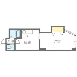 ノースランド南8条【4階】の間取り