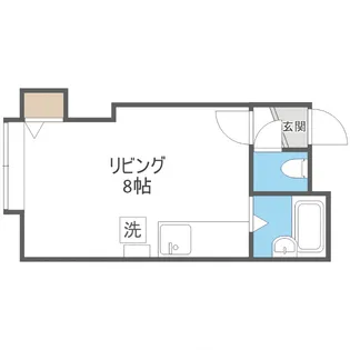 フラットJ学園前【101号室】の間取り