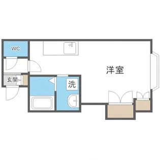 メゾン・ド・EBA菊水【207号室】の間取り