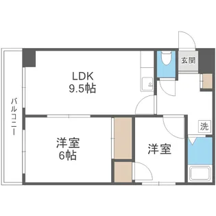 第一粕谷マンション【301号室】の間取り
