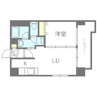 シュターディオン南9条【8階】の間取り