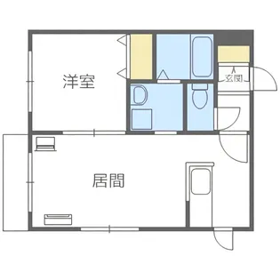 リデーレ平岸【2階】の間取り
